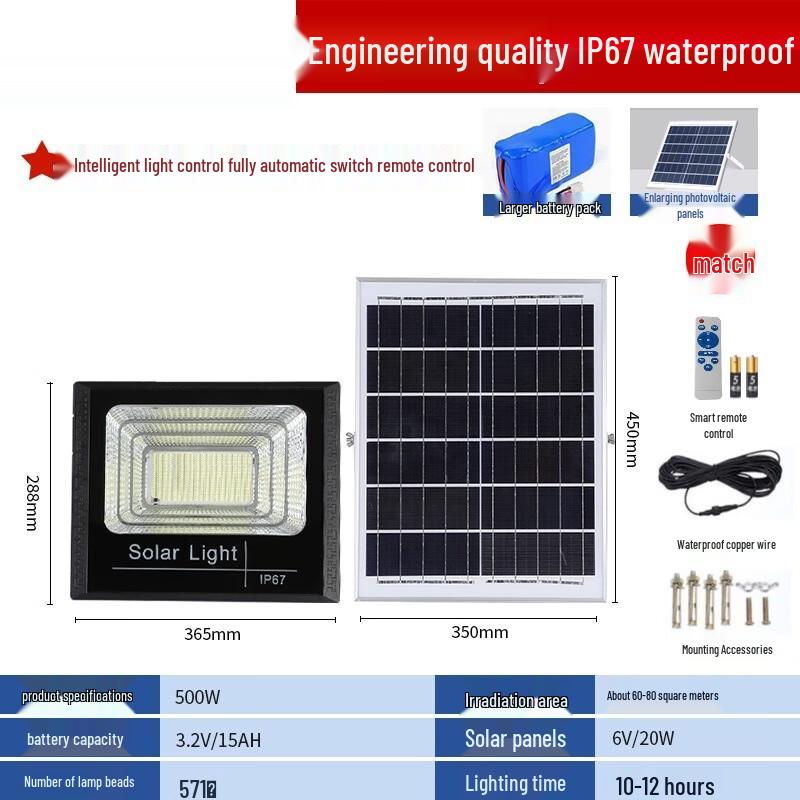 UOSU Solar Outdoor Project Floodlight