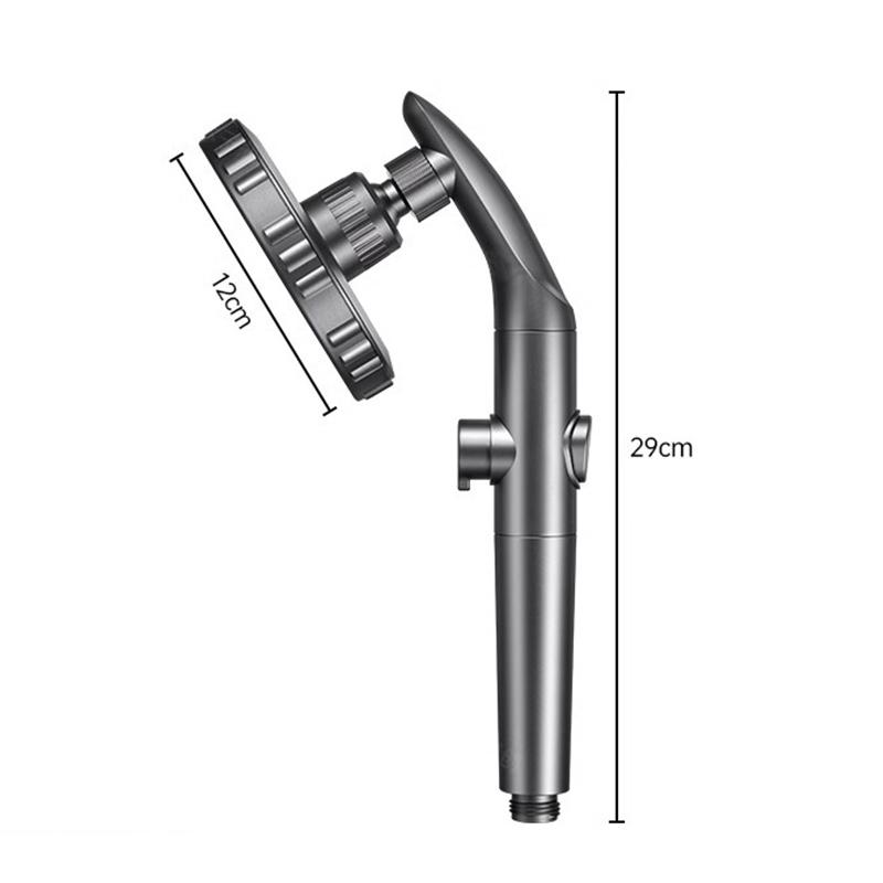 Handheld overhead shower head dual-purpose booster shower head elbow bathroom accessories shower set large water outlet