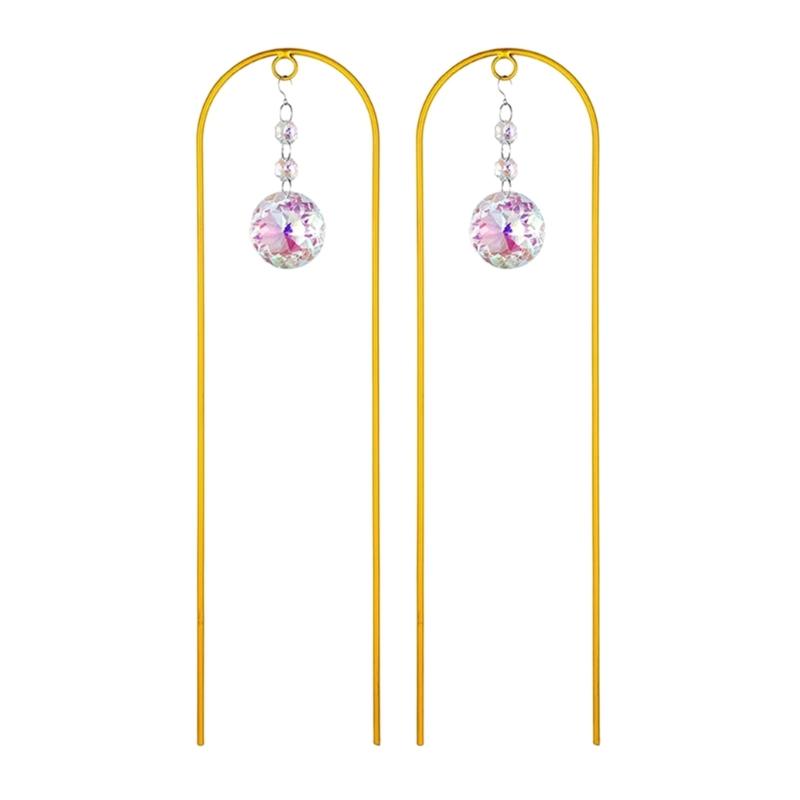 

Набор из 2 цинковых сплавов для поддержки растений и светоотражающие украшения для балконов, оконного садоводства и вьющихся растений 1