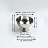 Anti-Rust Ice Cream Cup Silver Fruit Plate New Fruit Snack Goblet