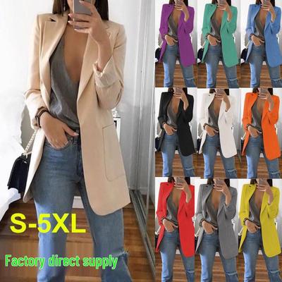 Europese & Amerikaanse Mode 2025 Dames Revers Slank Vest Pakjas