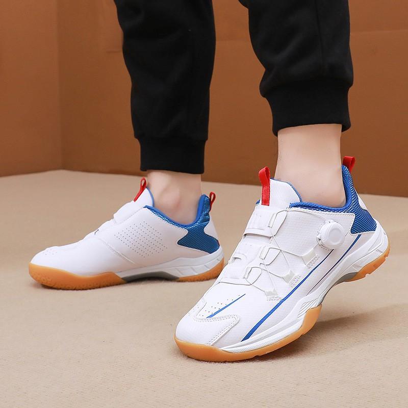 Unisex Badminton Shoes Men Women Lightweight Breathable Training Sneakers With Non-Slip Rubber Sole