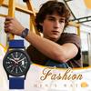 Military Watch with Nylon Luminous Analog Simple and Stylish Quartz Fashion Accessory Perfect Gift for and Day Men's Strap, Waterproof, Display,