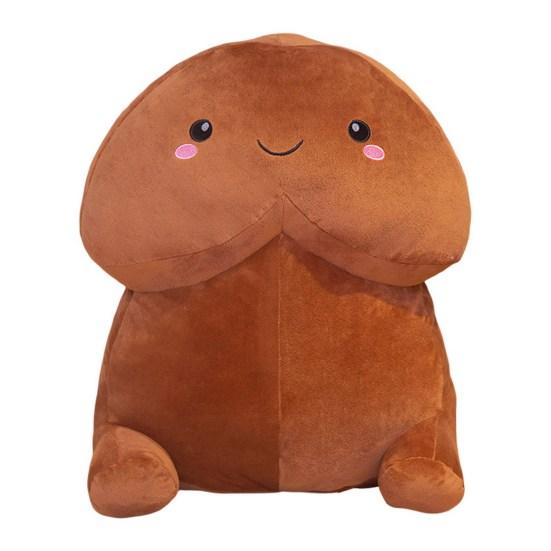 Plush Doll Prank Interesting Shape High Resilience PP Cotton Multi Size Funny Plush Stuffed Toy Throw Pillow for Daily Life