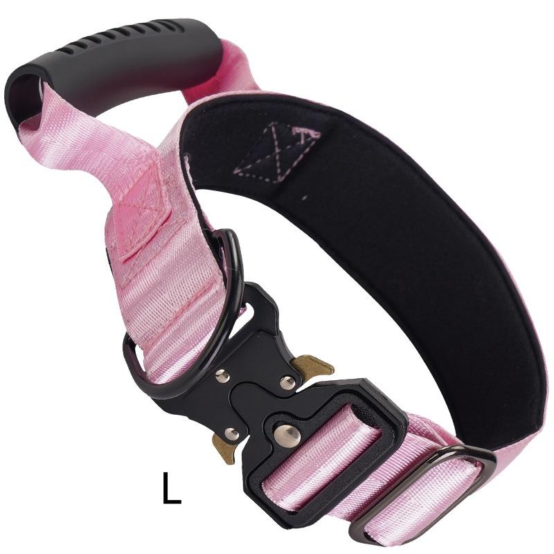 Pet Collar Explosion Proof Impact Resistant Pull Resistant Dog Collar Medium To Large Dog Collar Tactical Collar