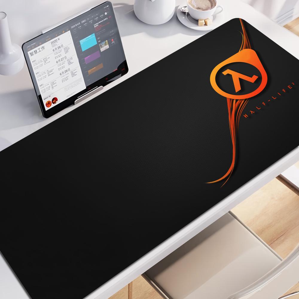 Коврик для мыши Half Life Игровой Коврик для стола Настольная игра Офисная работа Коврик для мыши XXL Нескользящий Аксессуары для стола ноутбука Игровой ковер Настольный коврик