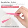 Flat Edge Silicone Makeup Brush Gentle Streakless Coverage Nonabsorbent Quick Wash Long Lasting Beauty Essential