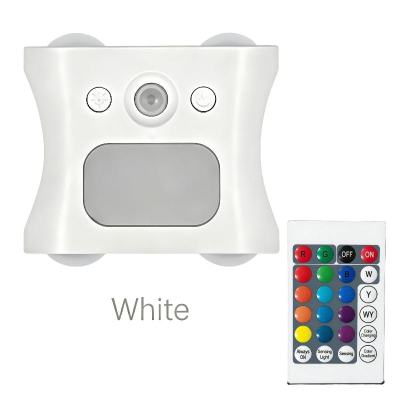 Motion Sensor Rgb Led Wall Light, Magnetic Drill-Free Night Lamp Remote Control 16 Color 3 Cct Indoor Decor Spotlight