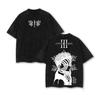 Vintage Washed Demon Slayer Anime Graphic T Shirt Men Women  Cotton Short Sleeve Tee Streetwear Casual Tops Yk Clothes