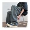 Mens Oversize Straight Leg Jeans Teen Streetwear Vintage Casual Denim Pants