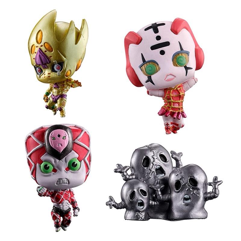 Genuine Gacha Scale Model JoJo's Bizarre Adventure Giorno Giovanna Bruno Bucciarati Trish Una Action Figure Toys