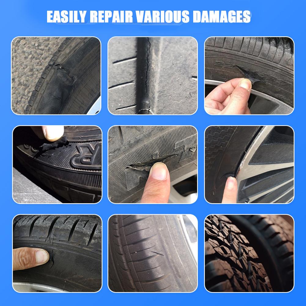 1/2/3PCS Car Tire Repair Glue Universall Motorbike Seal Tire Renovator Glue Portable Adhesive Car Tire Puncture Refurbishing Glu
