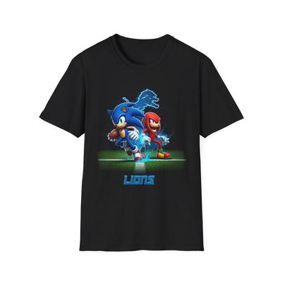 T-shirt Detroit Lions Sonic and Knuckles