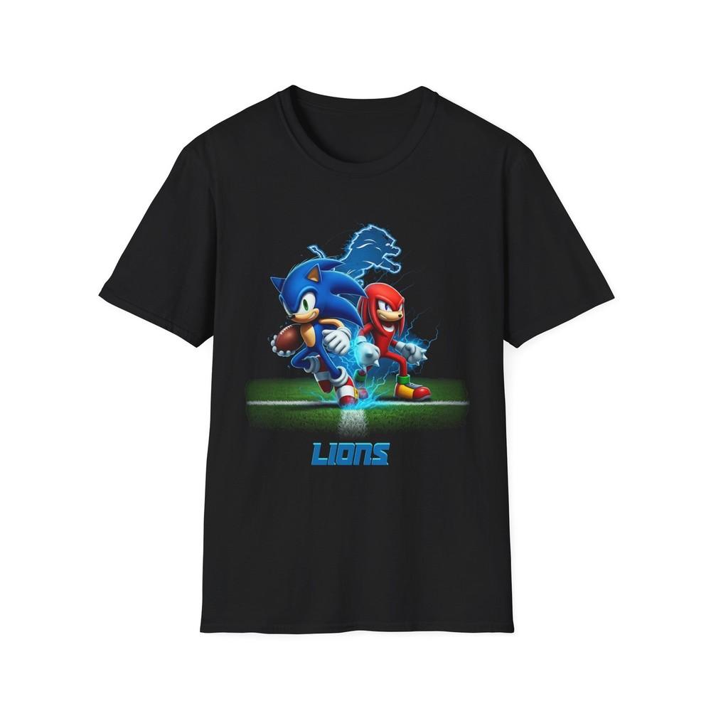 

Detroit Lions Sonic and Knuckles T-shirt XL