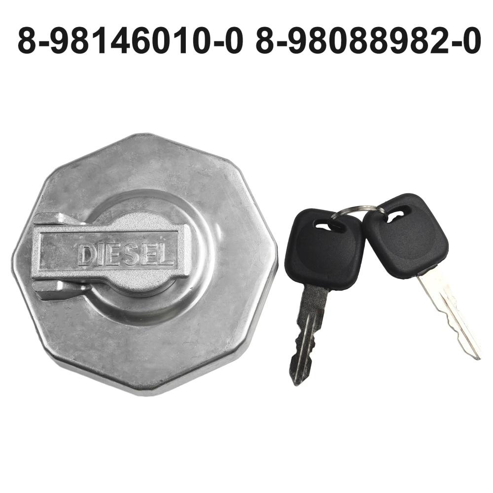 Fuel Tank Cap W/Keys For Isuzu ELF NPR NQR 100P 600P 8-98146010-0 8-98088982-0