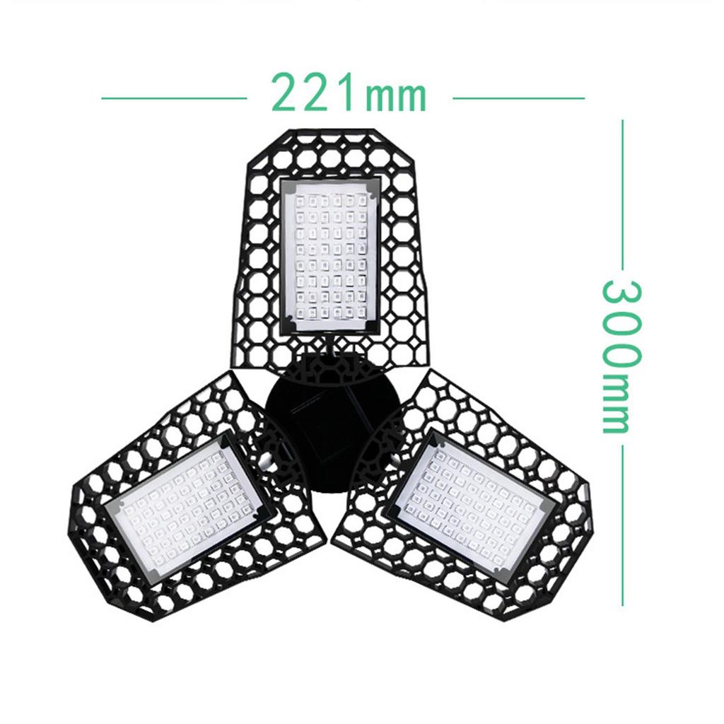 LED Plant Grow Light Foldable Red and Blue Spectrum Plant Light Triple Leaf Trellis Nursery Grow Lights