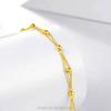 Dubai Jewelry Gold PlatedMatte Round Bead Bracelet Exquisite Craftsmanship Gold Plated Transfer Bead Bracelet Ladies Jewelry