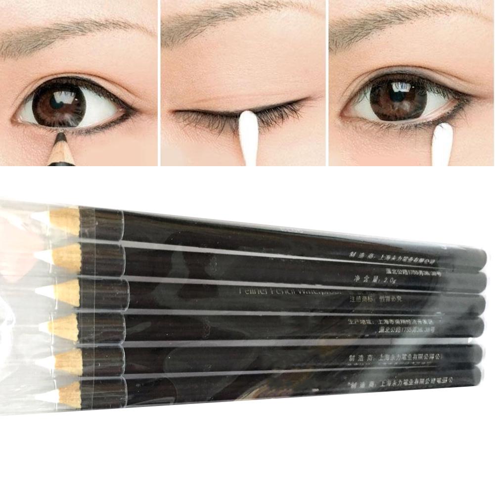 1/6 Peças Caneta de Maquiagem Suave Delineador Lápis Delineador Acessórios Cosméticos para Mulheres