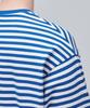 MUSINSA STANDARD Striped Relaxed Crew Neck T-Shirt [Blue]
