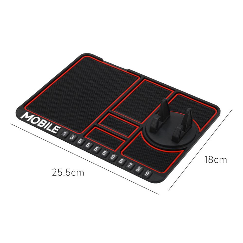 Silikon Auto Anti-Rutsch-Matte Auto Telefon Halter Klebrige Anti Rutsch Dash Telefon Halterung Parkplatz Nummer Karte Auto Pad Matte Auto Matte