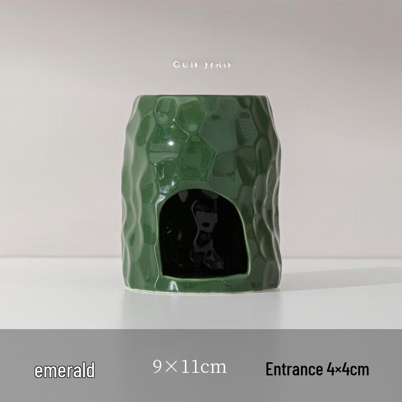 Li Shen Vintage Hand-Pinched Ceramic Candle Aroma Lamp (Set of 2)