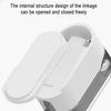 Wall Mount Toothbrush Holder with Cover Waterproof Dust-Proof No Drill Bathroom Single Electric Toothbrush Hanger Organizer