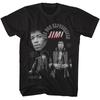 Jimi Hendrix Authentic T-Shirt 1969 Are You Experienced Rock Music Mens Black Unisex T-Shirt