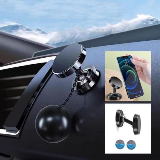 360° Rotating Magnetic Phone Holder Car Dashboard Mount Stand Car Accessories