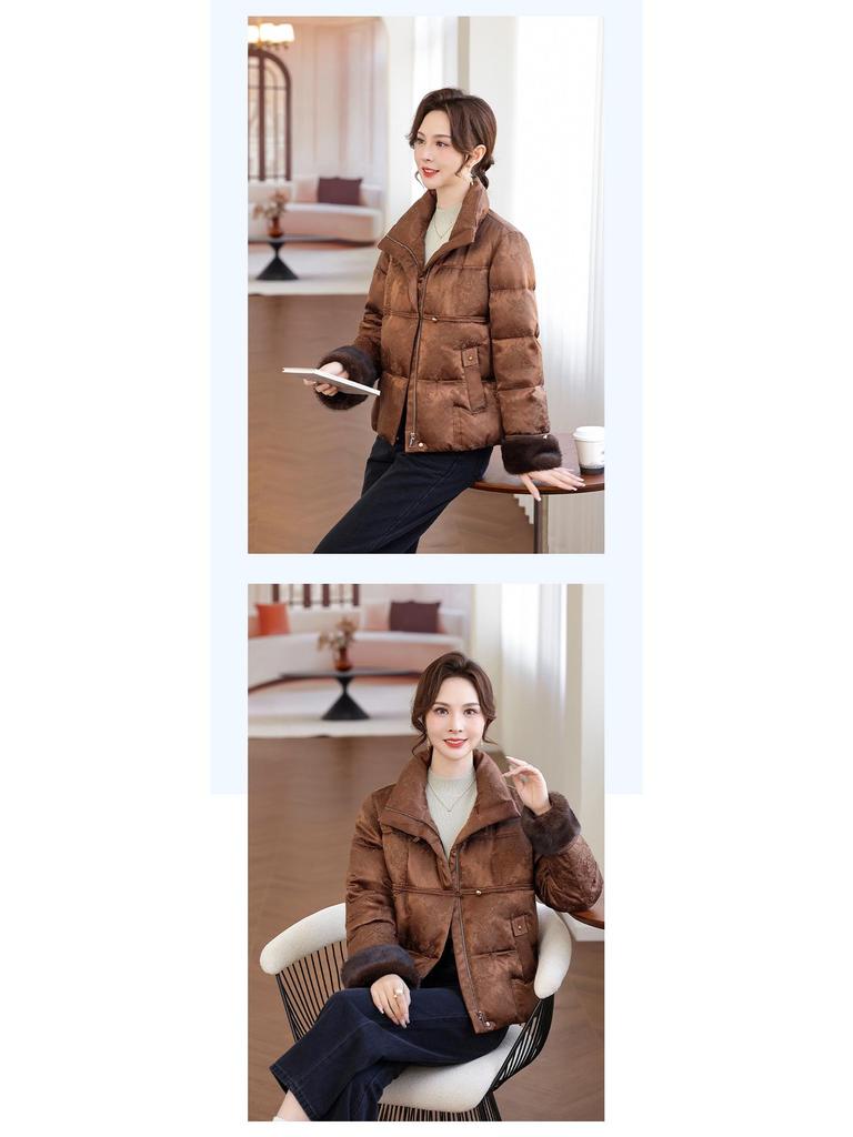 Stylish 2025 Winter Down Jacket for Middle-Aged & Older Women