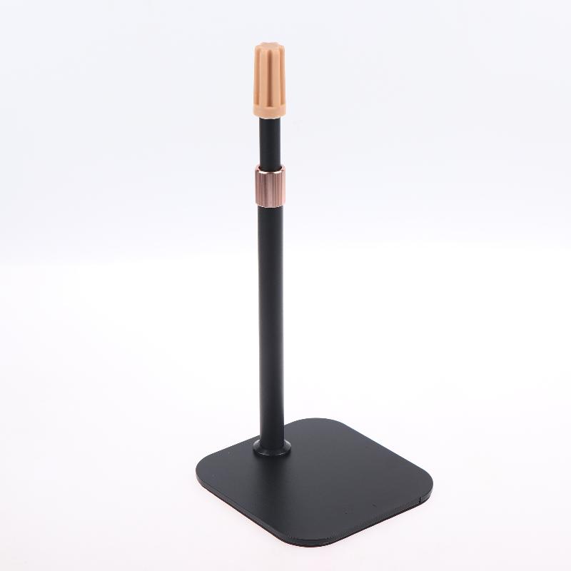 1Pcs Adjustable Wig Head Stand With Stable Iron Base Universal Bracket For Home Salon Wig Styling Display