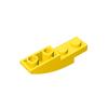 Non-Toxic Moc 10Pcs 13547 Curved 4X1 Inverted Building Blocks Kit Reverse Slope Surface Brick Particle Educational Diy Toys Birthday Gifts