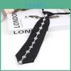 Womens Geometric Polyester Tie With Arrow Shape For Casual Office Wear