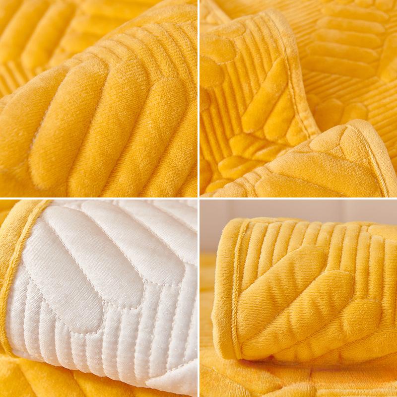 Zimní plyšový polštář na pohovku Jednoduchá moderní protiskluzová látka Polštář na pohovku Potah na pohovku Slipcover