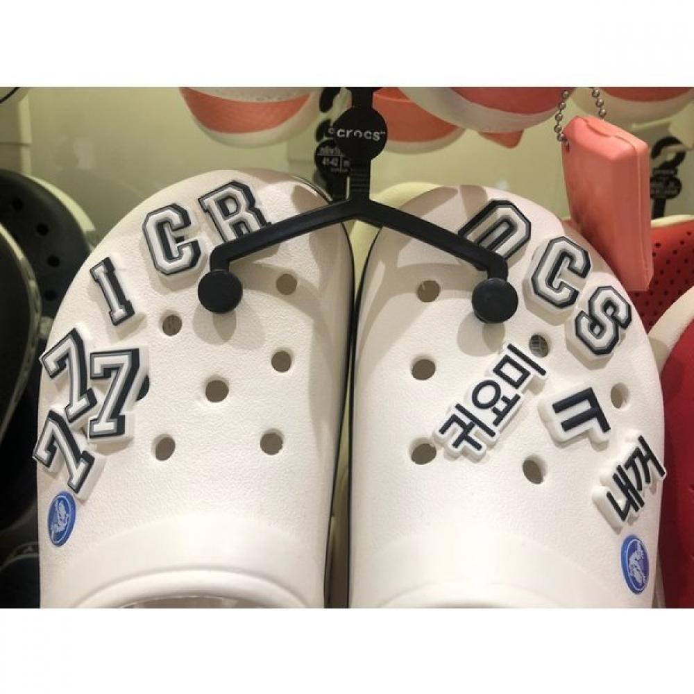 Crocs Jibbitz Charm Korean Numbers Alphabet