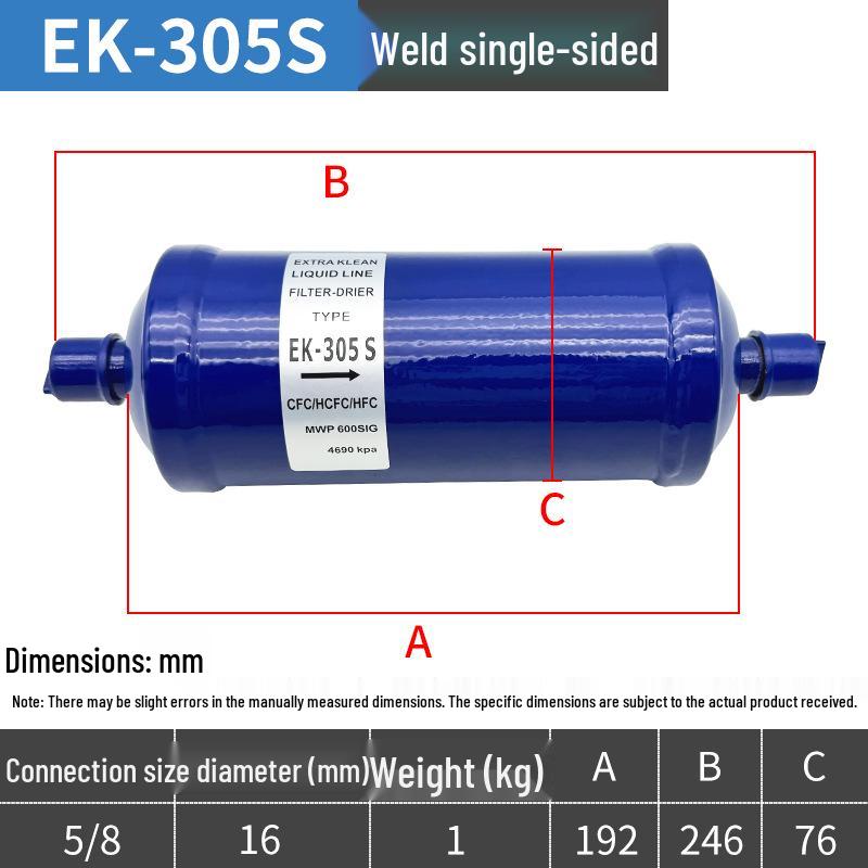 Central Air Conditioning Cold Storage Dryer Filter Unit - Refrigeration Accessories 083/084