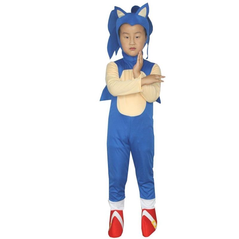 Cartoon Sonic Sonic Kid Cosplay Game Dress Up Stage Performance Props Costume