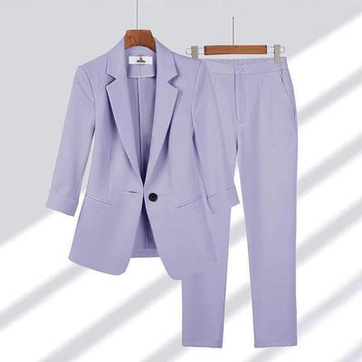 Abbigliamento Professionale Completo Casual a Manica a Nove Punti Abbigliamento da Donna