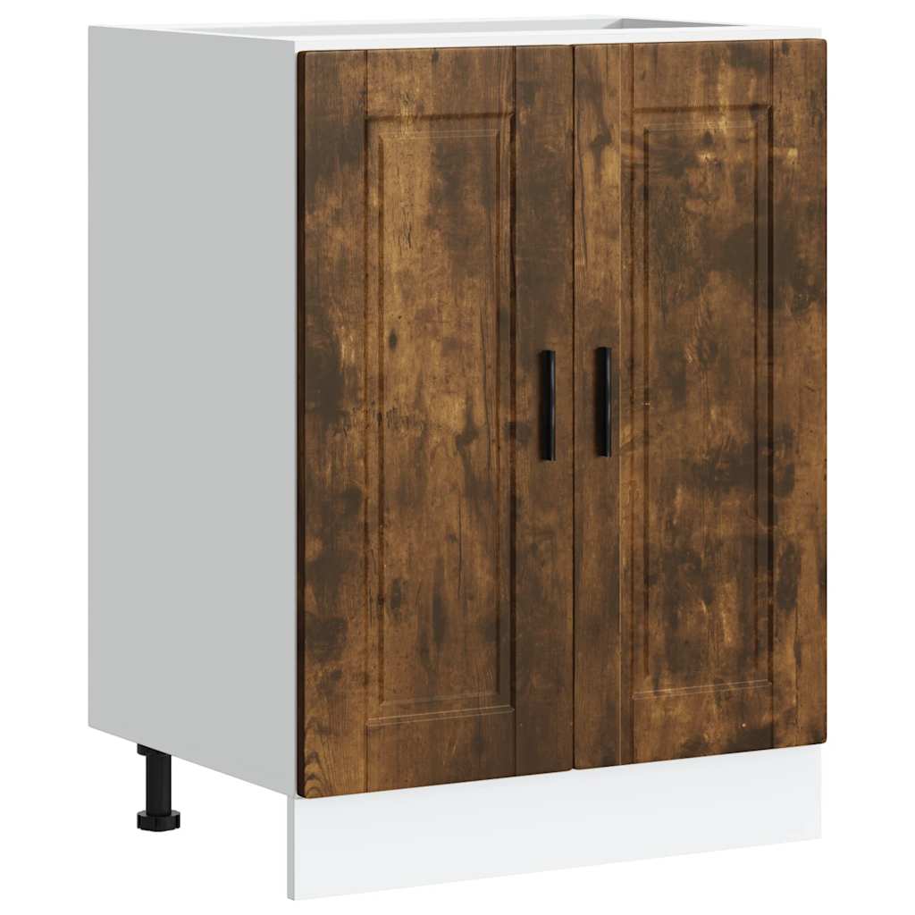 Vidaxl Kitchen Base Cabinet, Porto, Smoked Oak