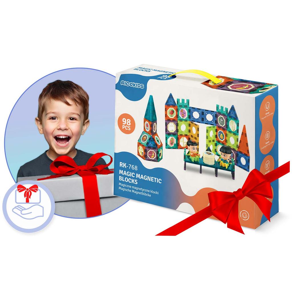 Magnetic Tower Building Blocks By Ricokids