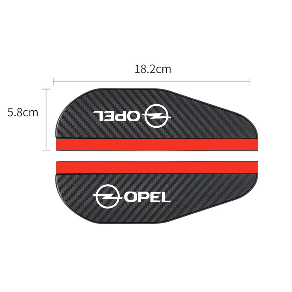 AAAYR1 Soft car rearview mirror Yuqing carbon fiber sticker auto parts modification For Opel Astra H G J Insignia Mokka Zafira Corsa