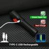 High Power 2000LM LED Flashlight Built-in Battery USB Rechargeable Strong Light Tactical Torch Outdoor Camping Emergency Lantern