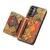 For Samsung Galaxy A05s 4G Case Colorful Florals Leather Back Cover with Card Holder Kickstand