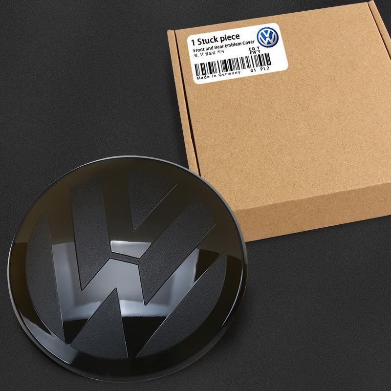 For VW Volkswagen TIGUAN POLO Golf MK6 MK7 MK8 Car Modification Logo Sticker Not Affect ACC Front Rear Emblem Badges CoverJD7