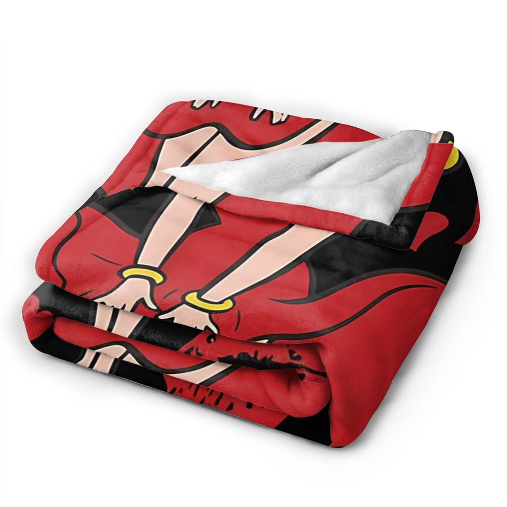 B-Bettys Boops Plush Blankets Kids Flannel Throw Blanket For Outdoor Warm Custom Quality Bedspread Gift