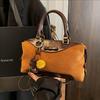 Urban Style Pu Leather Satchel Bag With Zipper Pocket For Daily Use