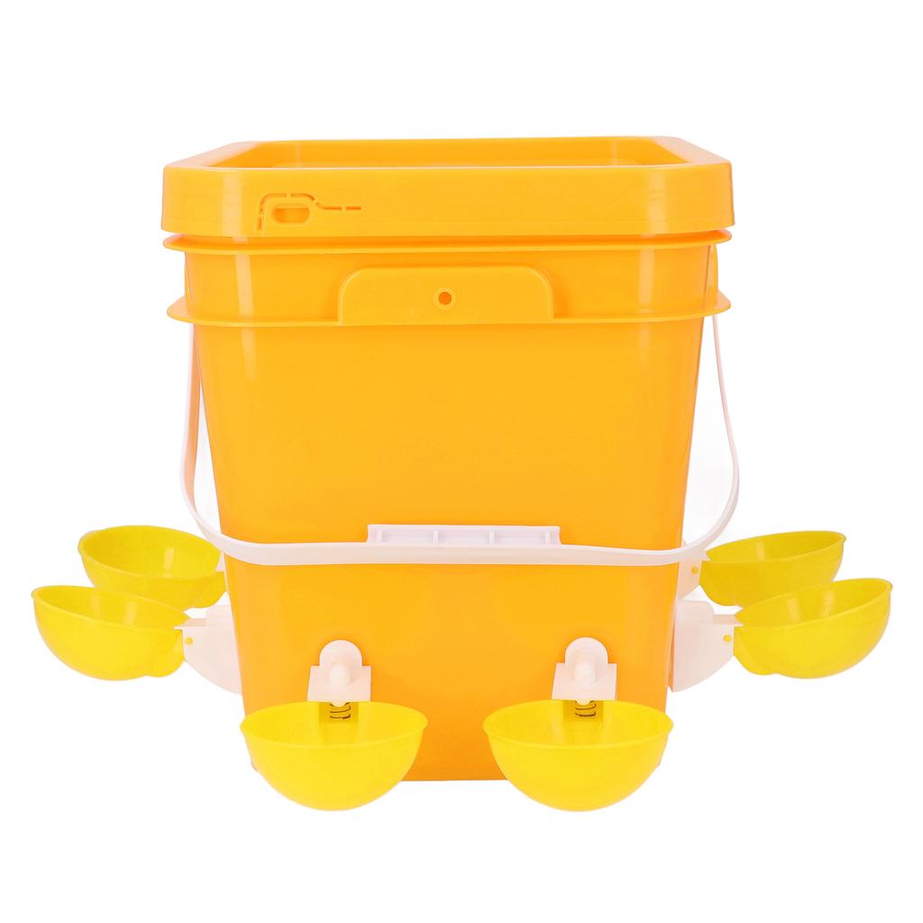 Automatic Chicken Waterer Set Low Spillage Self Replenishing Poultry Waterer Dispenser for Chicken Bird Goose Turkey