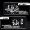 Sakurawing Muffler Band, Stainless Steel Clamp Bolt Stay, Bracket, Motorcycle, Muffler Band, 2 Piece