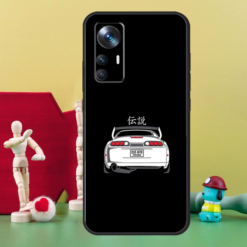 Sports Car JDM Drift Case For Xiaomi 15T 14T 13T Pro 13 14 15 Ultra 17 Pro Max POCO F5 F6 F7 X5 X6 X7 Pro Cover