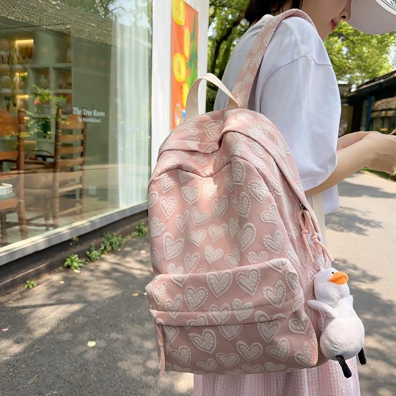 Студенческий школьный рюкзак с принтом Love — фото 16