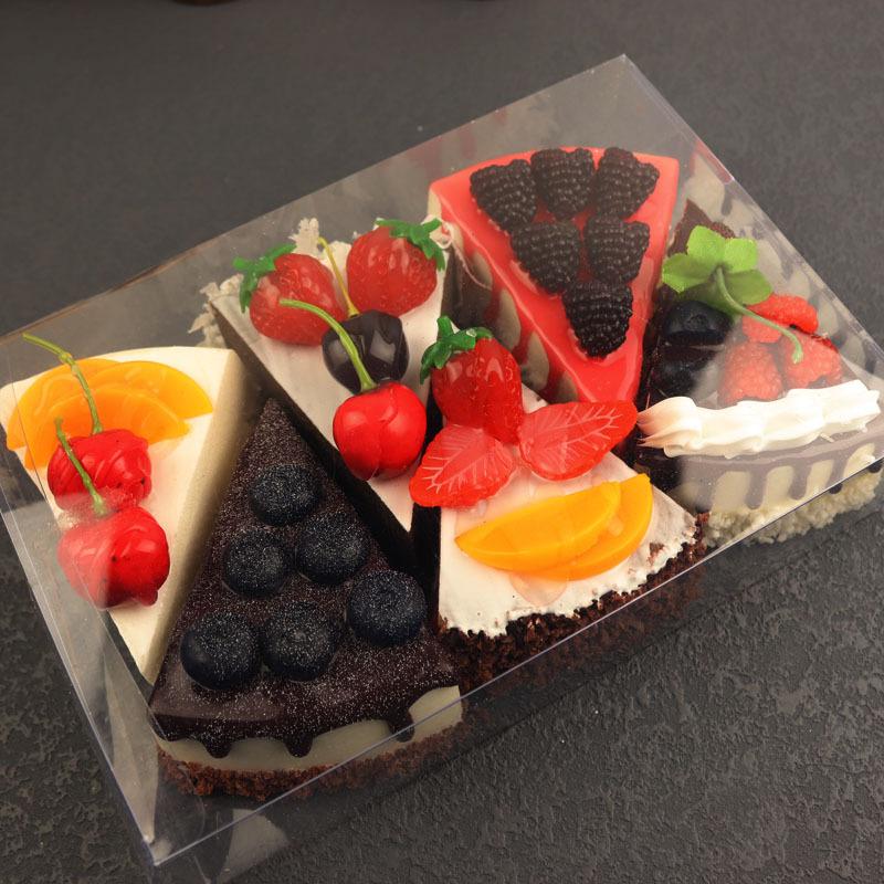 1PC Artificial Fruit Cakes Dessert Fake Food Bread Simulation Cake Model Decoration Photography Props Display Ornament Kids Toys